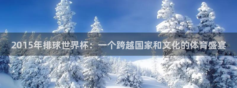 世界杯亚洲区预选赛赛程表:2015年排球世界杯:一个跨越国家和文化的体育盛宴