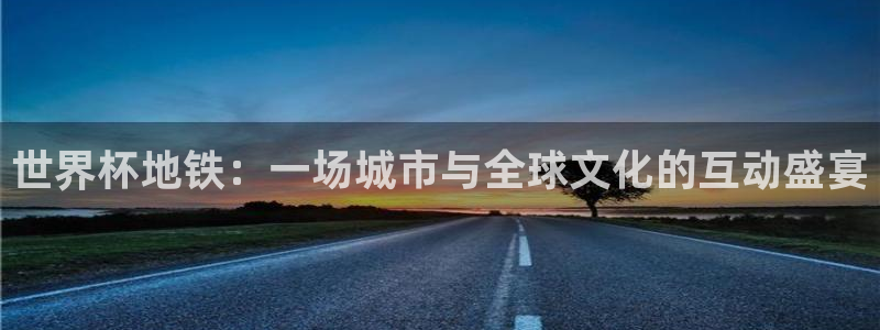 2026世界杯官网入口:世界杯地铁:一场城市与全球文化的互动盛宴